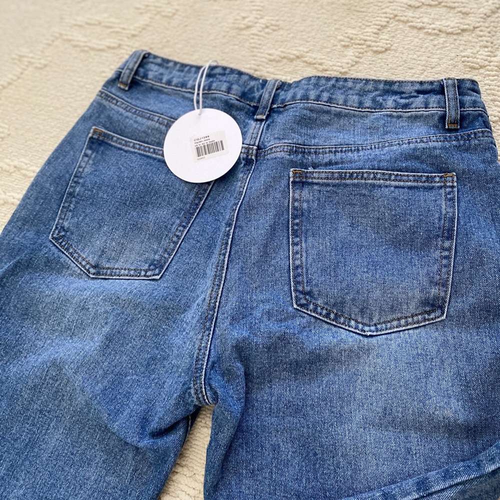 HAYDEN KNEE RIP JEANS MIDWASH DENIM- PrincessPolly - Picture 5 of 5